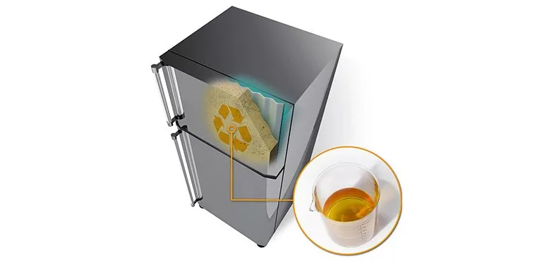 فوم عایق یخچال