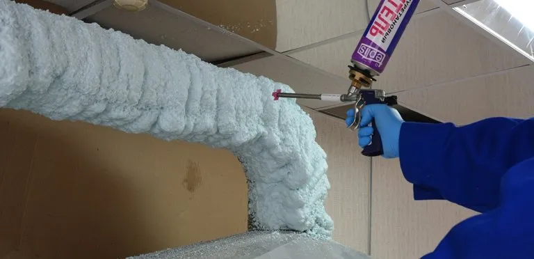 ضخامت فوم اسپری پلی یورتان