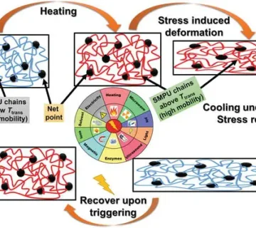 فوم‌های پلی‌ یورتان حافظه شکلی